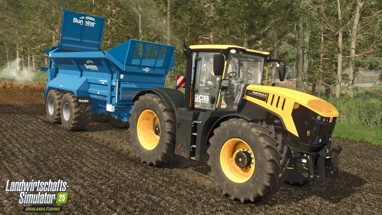 JCB und Bunning Maschinen im Landwirtschafts-Simulator 25